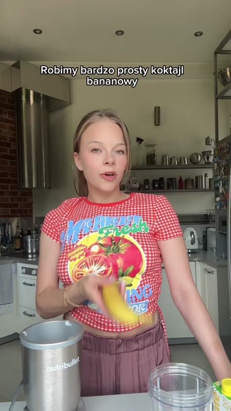 Publikacja twórcy Julia Niedźwiedzka dla NutriBullet (TikTok)