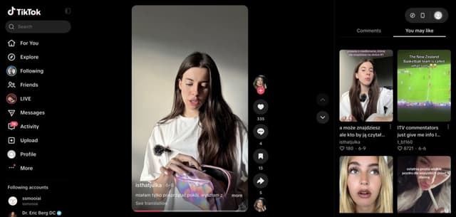 Publikacja twórcy Julia Ruszkowska dla ORLEN Paczka (TikTok)