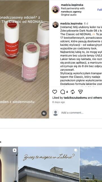 Madzia Kępińska for NEONAIL (Instagram)